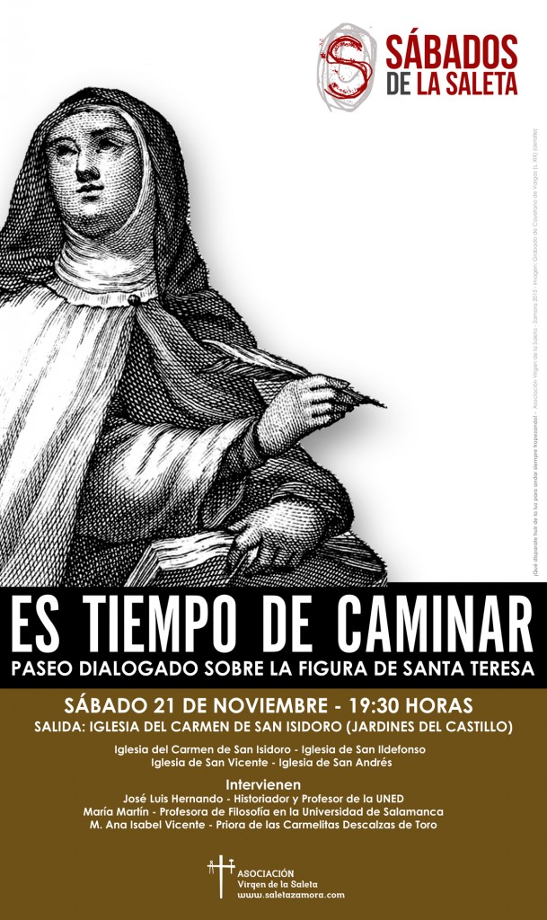 Tiempo de Caminar Santa Teresa Saleta Zamora 2015_Small